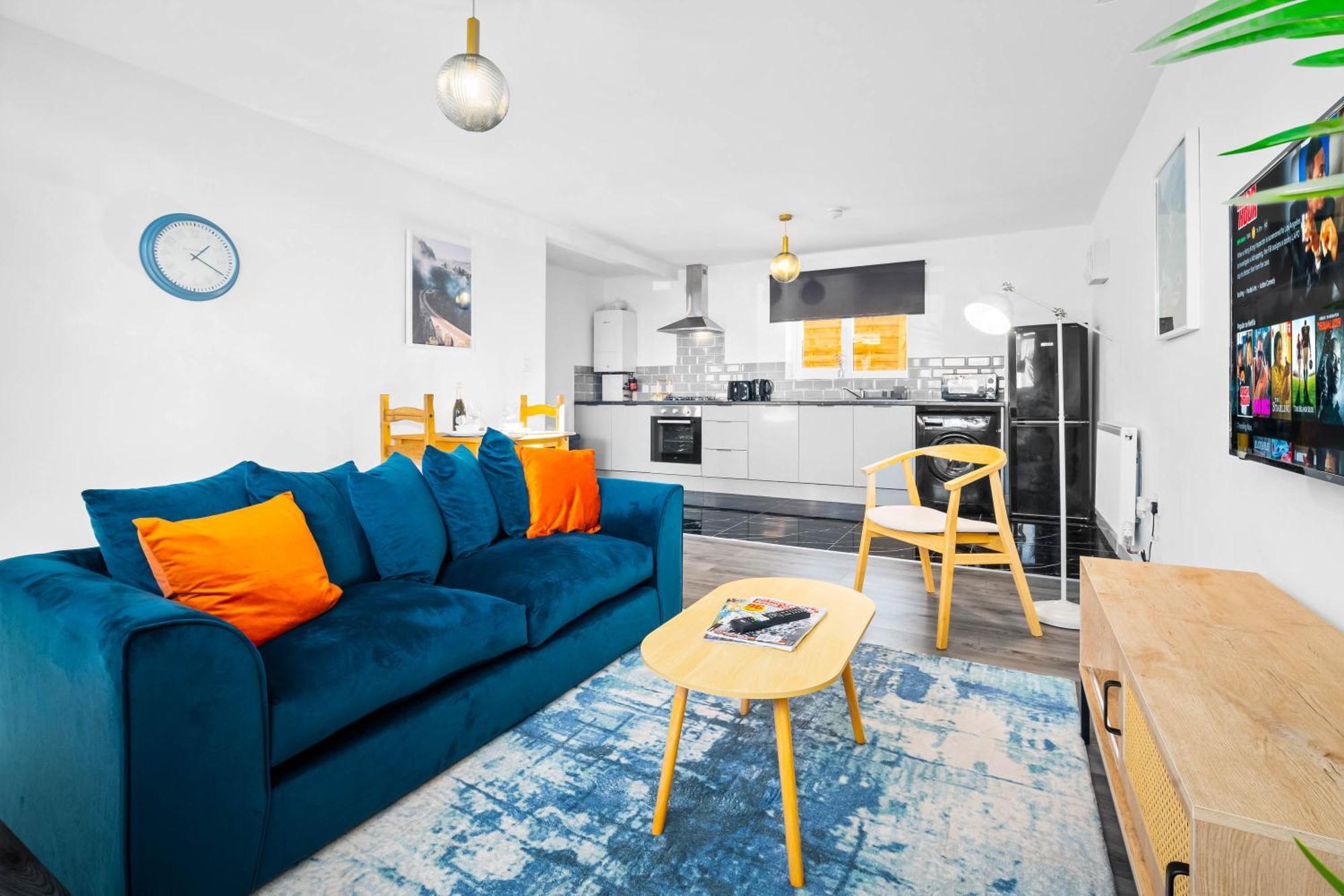 Modern Apartment - Cradley Heath - Top Rated - Netflix - Wifi - 1Mh Smethwick Buitenkant foto